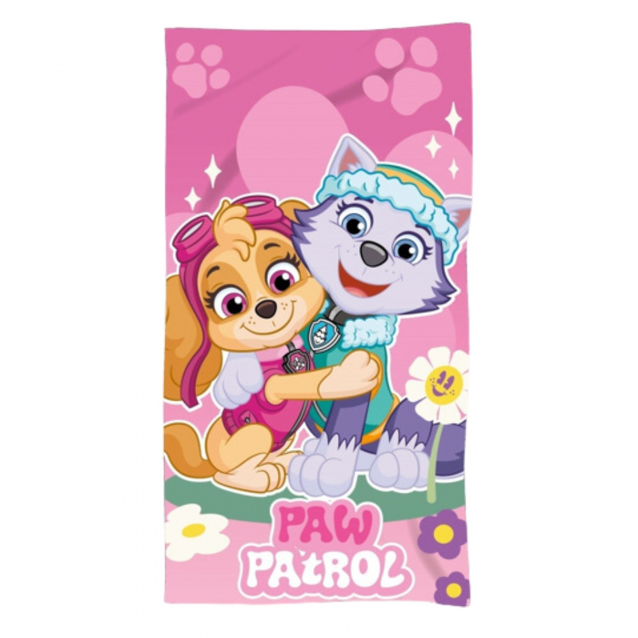 Prosop de plaja microfibra Paw Patrol Skye & Everest, 140x70 cm [1]