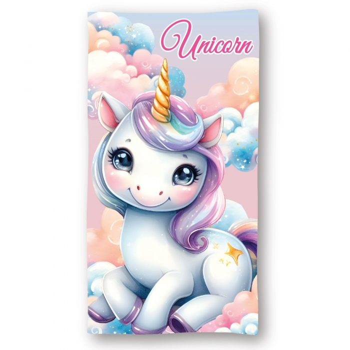 Prosop de plaja microfibra Unicorn, 140x70 cm [1]