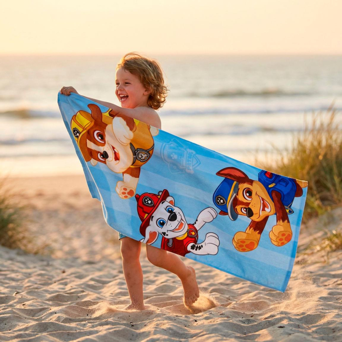 Prosop de plaja poliester, Paw Patrol 140x70 cm [6]