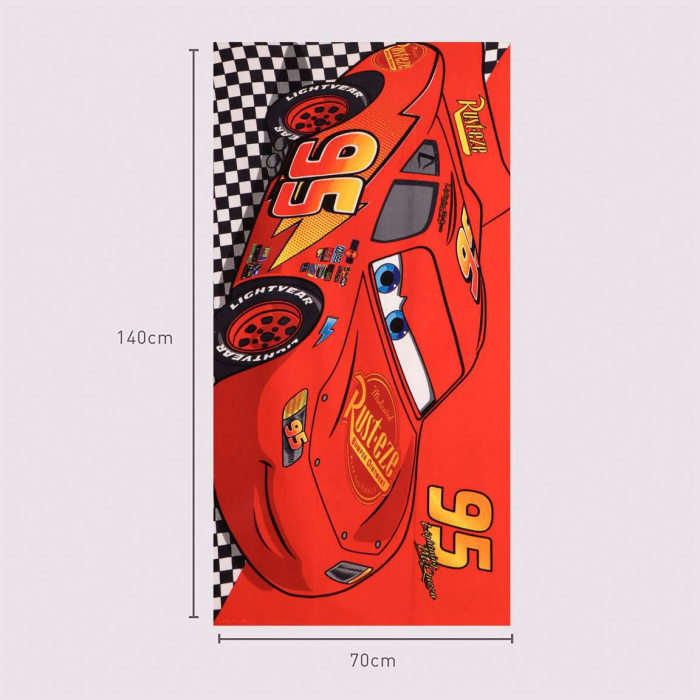 Prosop de plaja poliester, Cars Disney 140x70 cm [4]