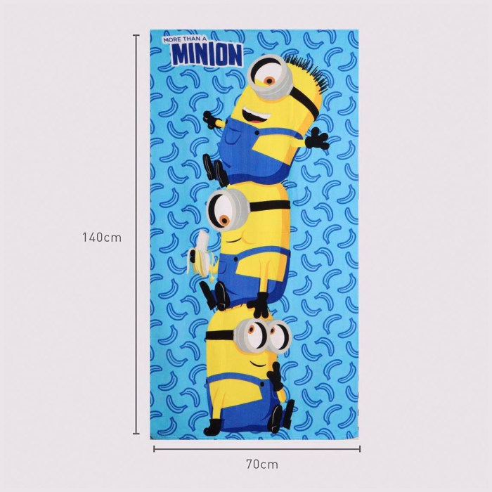 Prosop de plaja poliester, Minions 140x70 cm [4]