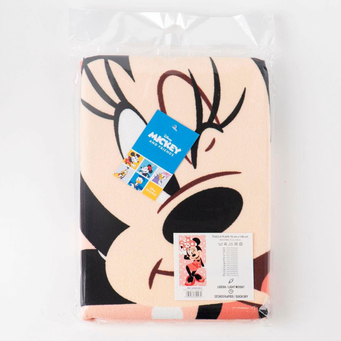 Prosop de plaja poliester, Minnie Mouse 140x70 cm [7]