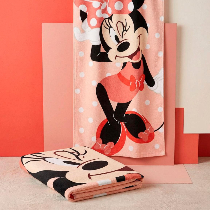 Prosop de plaja poliester, Minnie Mouse 140x70 cm [5]