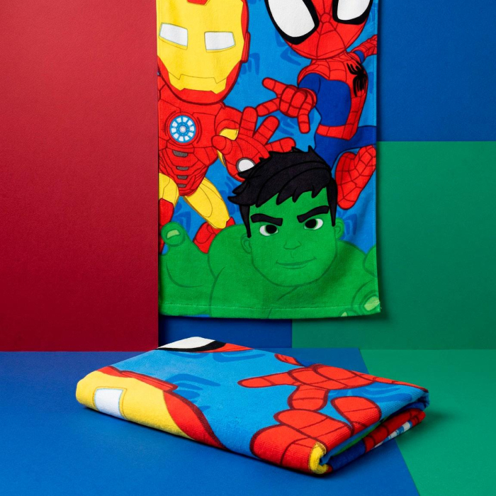 Prosop de plaja poliester, Spidey and Friends 140x70 cm [5]