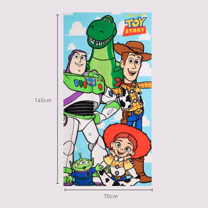 Prosop de plaja poliester, Toy Story 140x70 cm [4]