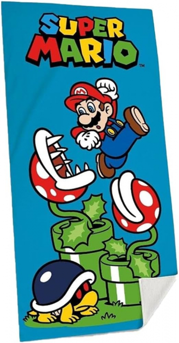 Prosop din bumbac Super Mario, 140x70cm [1]