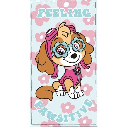 Prosop din poliester Paw Patrol Pawsitive, 140x70cm [1]