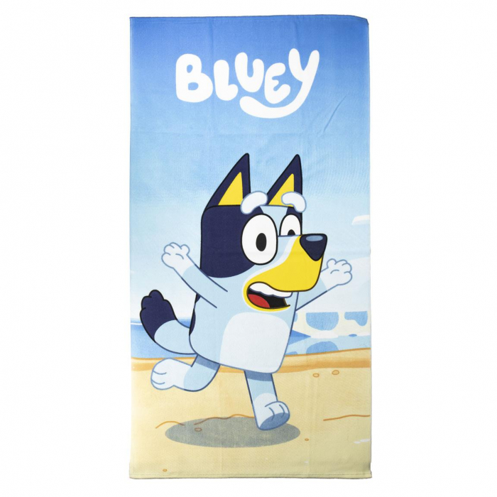 Prosop din poliester Bluey running, 140x70cm [1]