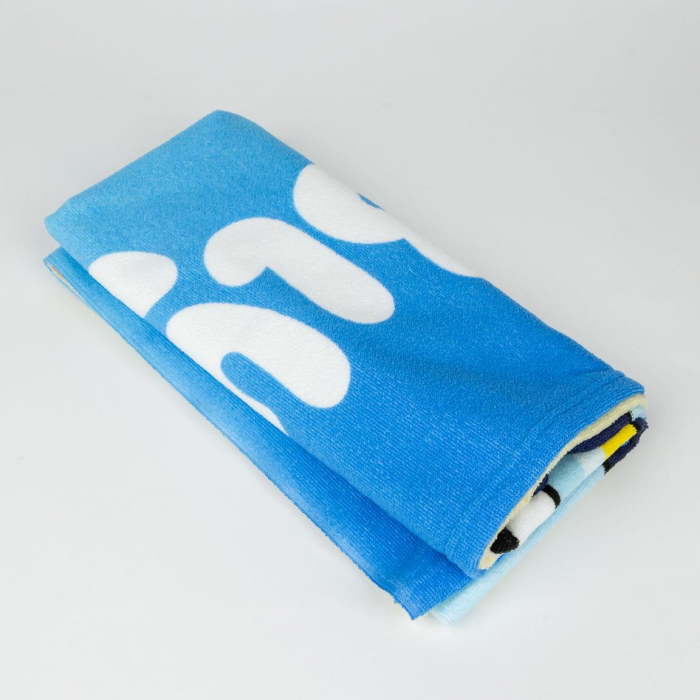 Prosop din poliester Bluey running, 140x70cm [2]