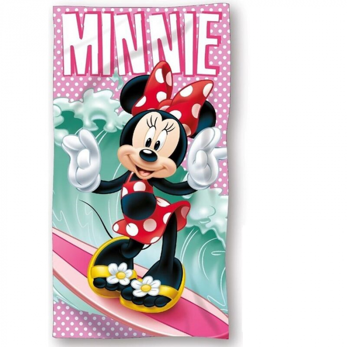 Prosop din microfibra Minnie Mouse y, 140x70cm [1]
