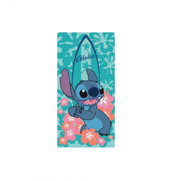Prosop din poliester Disney Lilo & Stitch Surf Aloha, 140x70cm [1]