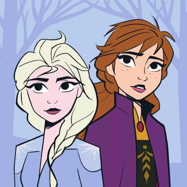 Prosop maini bumbac magic Disney Frozen Sisters 30x30 cm [1]