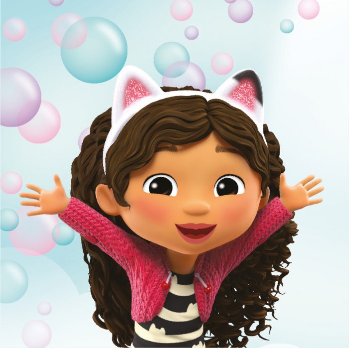 Prosop maini bumbac Gabby's Dollhouse Bubbles 30x30 cm [1]