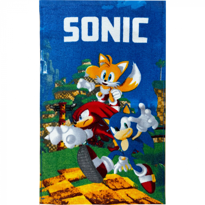 Prosop maini din bumbac Sonic the Hedgehog Speedy 30x50 cm [1]