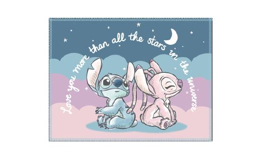 Prosop maini, uscare rapida, Lilo & Stitch 40x30 cm [1]
