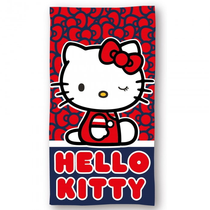 Prosop plaja microfibra Hello Kitty, 140x70 cm [1]