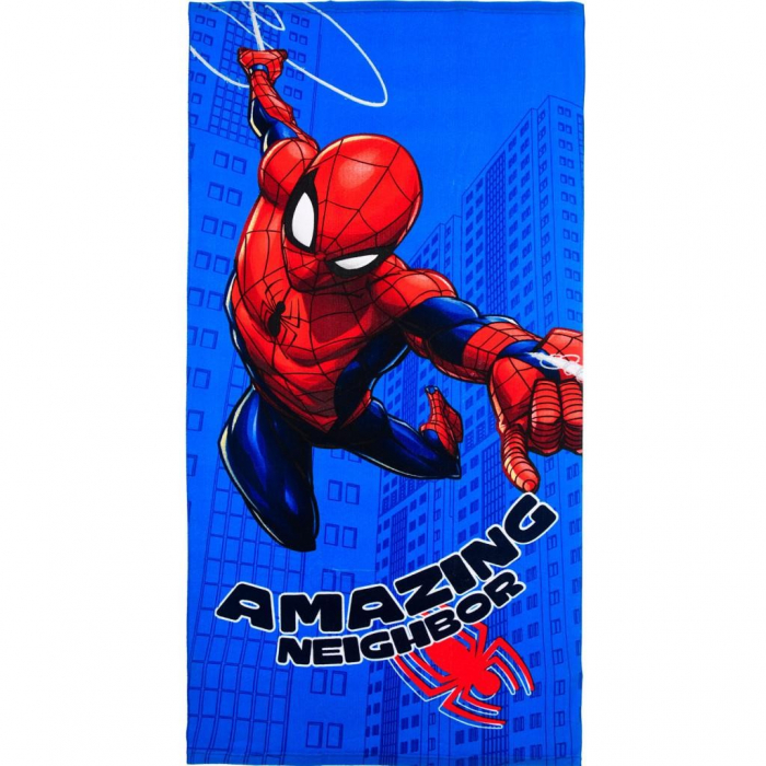 Prosop plaja poliester Spiderman Amazing Neighbor, 140x70cm [1]