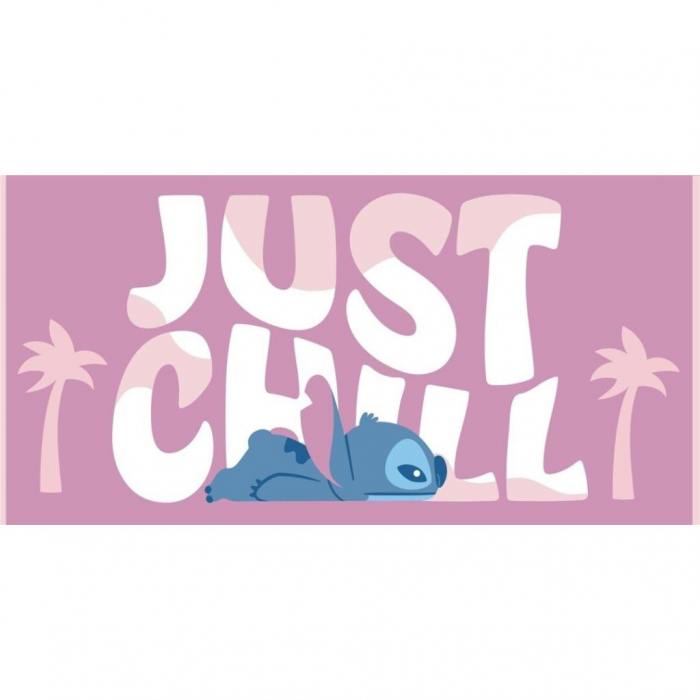 Prosop poliester Lilo & Stitch Just Chill fast dry, 140x70 cm [1]
