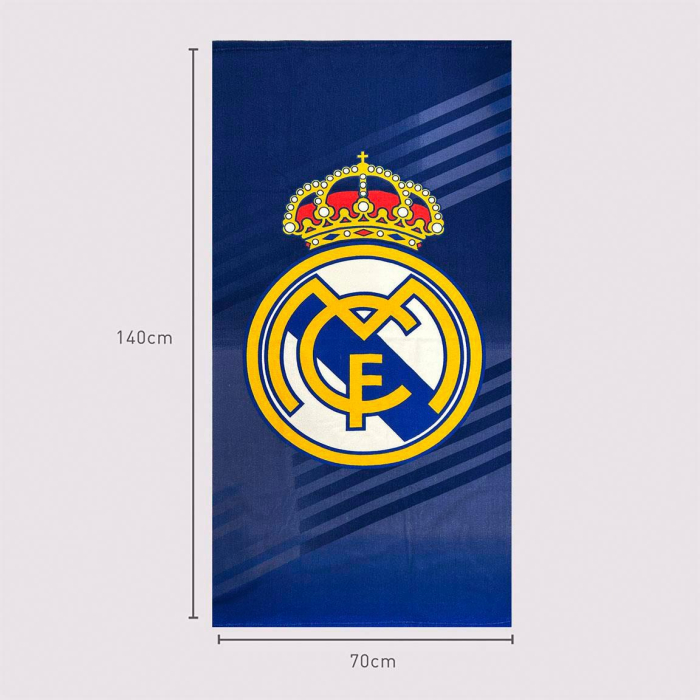 Prosop poliester plaja, Real Madrid, 70x140 cm [4]