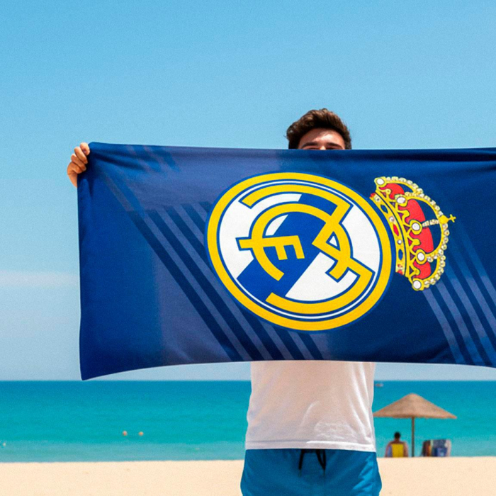 Prosop poliester plaja, Real Madrid, 70x140 cm [7]