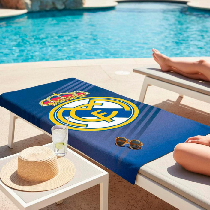 Prosop poliester plaja, Real Madrid, 70x140 cm [5]