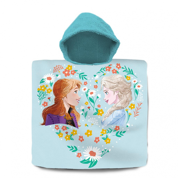 Prosop poncho bumbac, Frozen Disney Ice Magic , 60x120 cm [1]