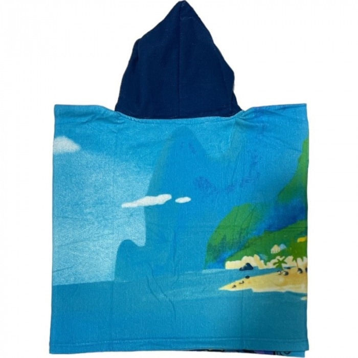 Prosop poncho microfibra, baieti, Summer Stitch, 50 x 100 cm [2]