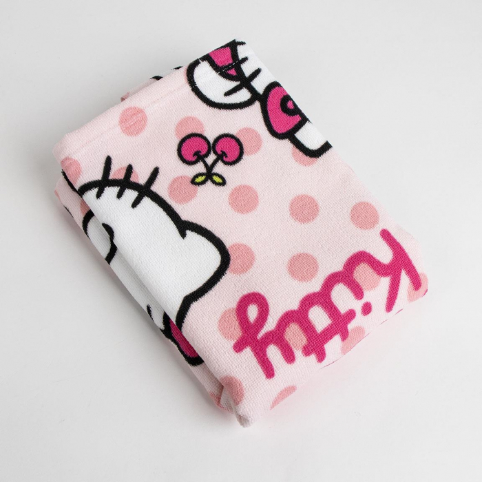 Prosop poncho microfibra Hello Kitty 50x115 cm [3]