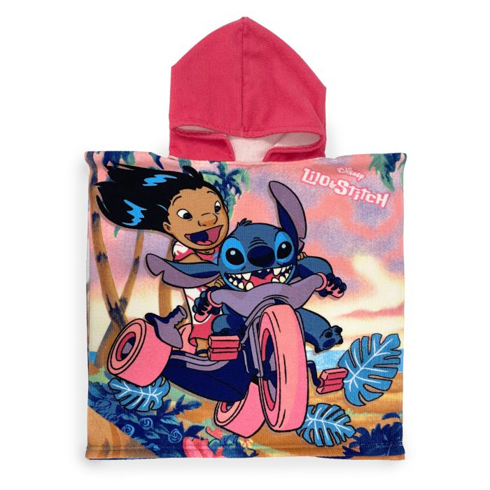 Prosop poncho microfibra, Lilo & Stitch Drive, 50 x 100 cm [1]