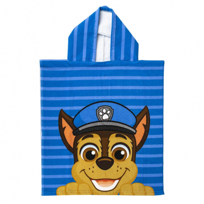 Prosop poncho microfibra, Paw Patrol Chase si Marshall, 50 x 115 cm [2]