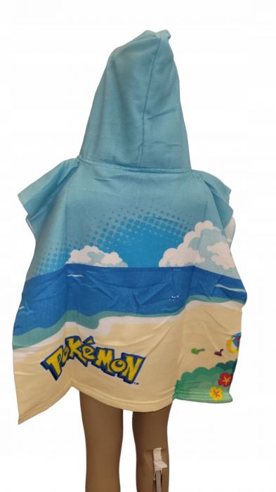 Prosop poncho microfibra Pokemon la plaja, 55 x 110 cm [2]