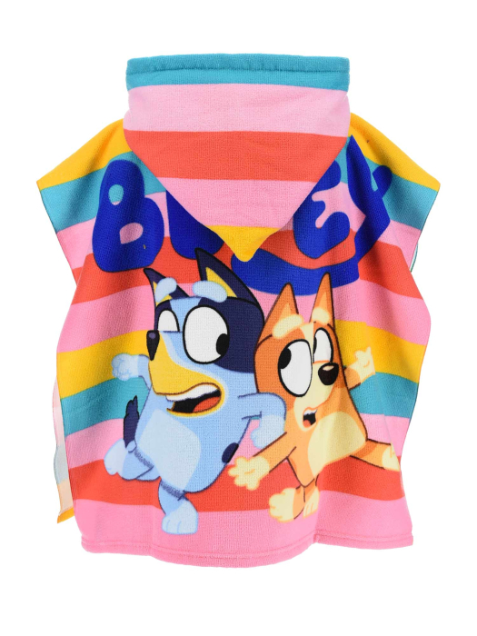 Poncho de plajă cu glugă Bluey pentru copii [2]