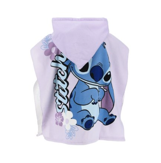 Prosop poncho plaja din microfibra Lilo & Stitch Aloha 55x110 cm - Copie [2]