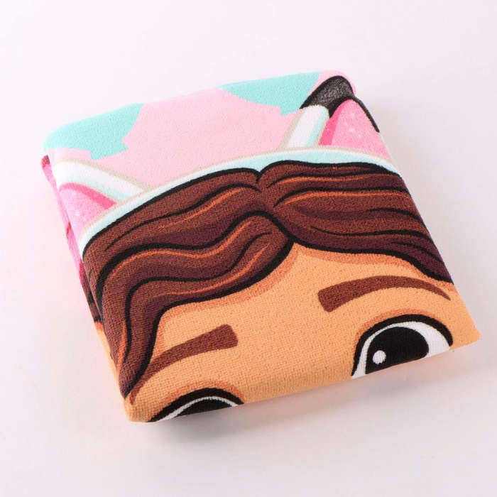 Prosop poncho poliester, Gabby's Dollhouse, 53x112 cm [3]
