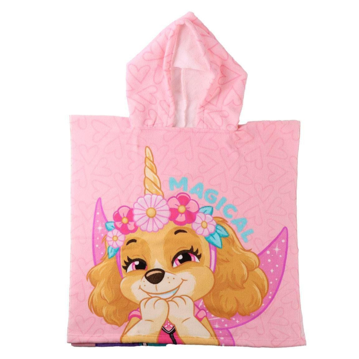Prosop poncho poliester, Magical Paw Patrol, 54x110 cm [3]