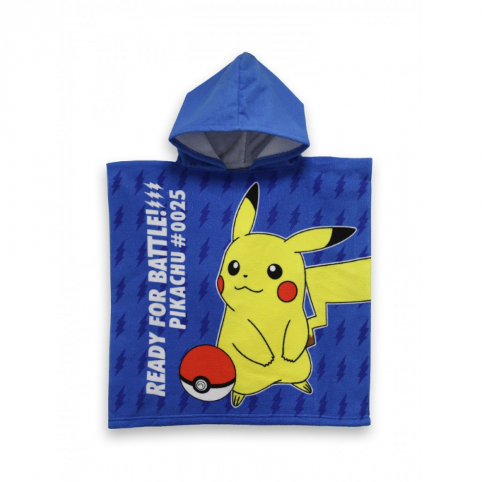 Prosop poncho poliester, Pok├⌐mon Battle, 55x110 cm [1]