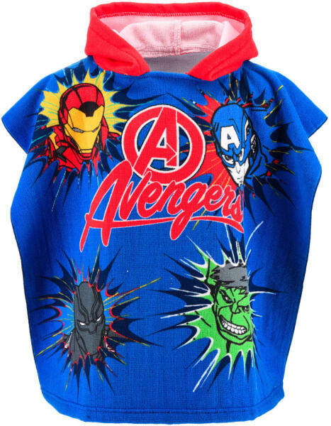 Prosop poncho poliester uscare rapida, Avengers Might Cape, 55x110 cm [1]