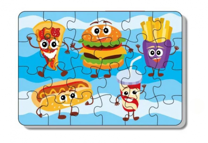 Puzzle 24 piese, Food, 25x17.5 cm [2]