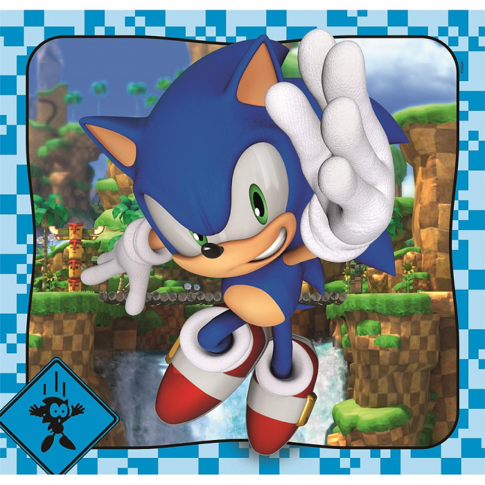 Puzzle carton Clementoni Sonic Doctor Eggman 3x48 piese [2]