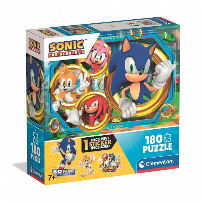 Puzzle carton Clementoni Sonic the Hedgehog 180 piese [1]