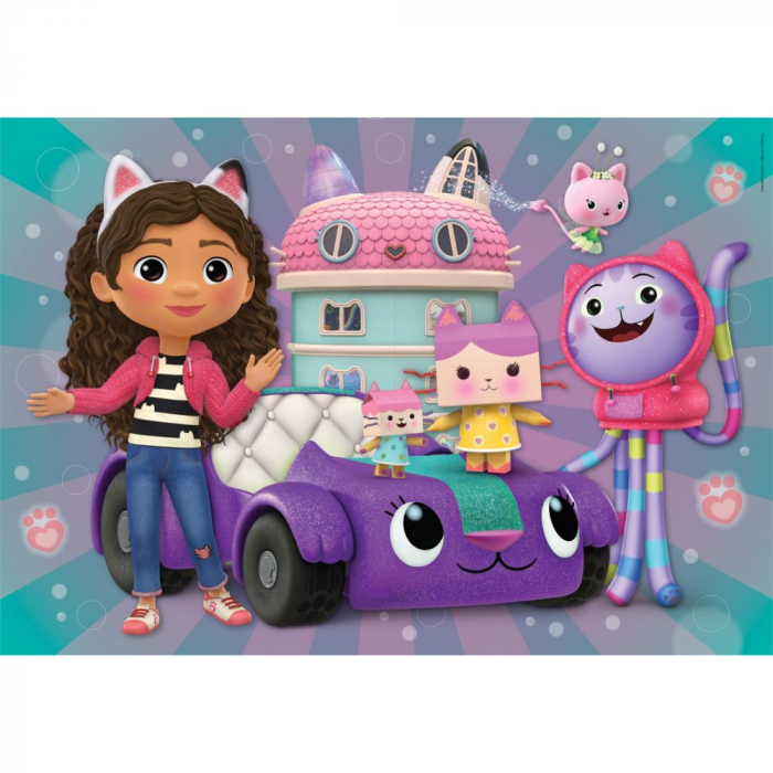 Puzzle carton Gabby's Dollhouse 2x20 piese [3]