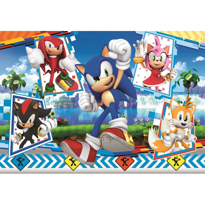 Puzzle carton Maxi Sonic the Hedgehog Green Hill 24 piese [2]