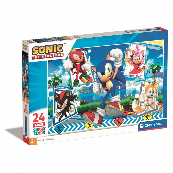 Puzzle carton Maxi Sonic the Hedgehog Green Hill 24 piese [1]