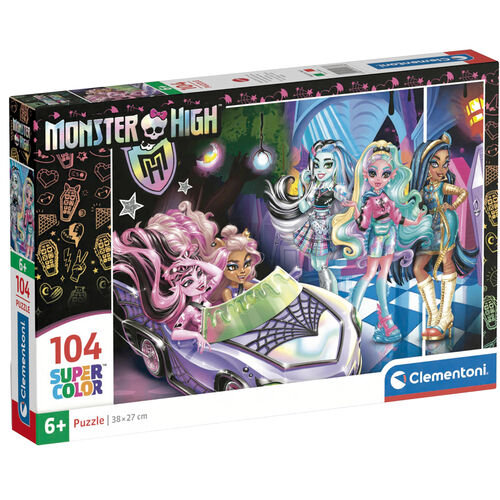 Puzzle carton Monster High Car 104 piese [1]