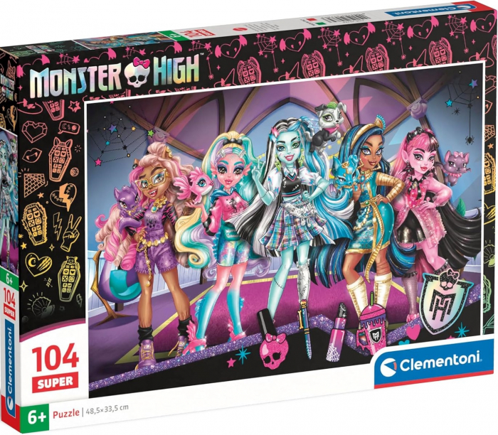 Puzzle carton Monster High Squad 104 piese [1]