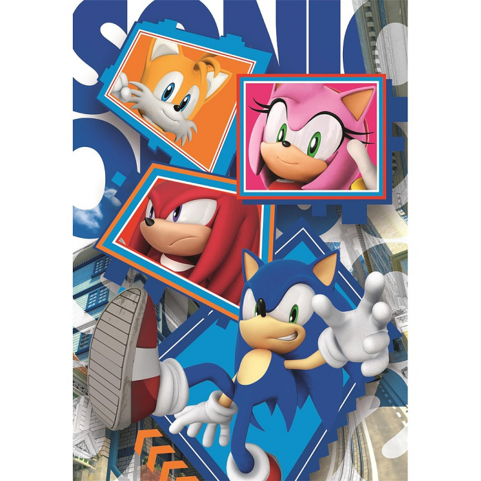 Puzzle carton Sonic 104 piese [2]