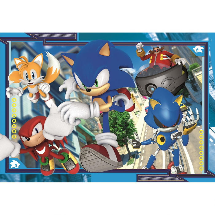 Puzzle Clementoni, Sonic the Hedgehog cu sticker inclus, 180 piese [2]