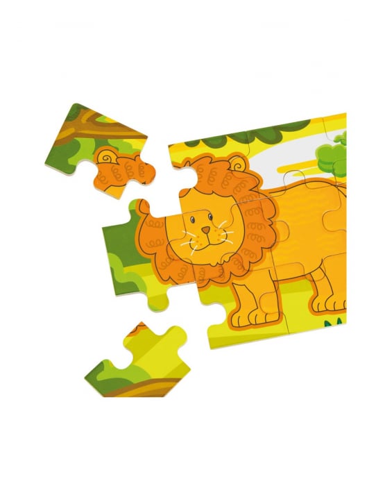 Set 4 Puzzle lemn Jungla,tip diorama [5]