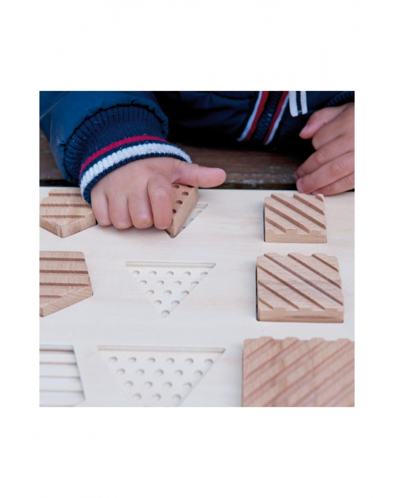 Puzzle senzorial forme geometrice, 12 piese [4]