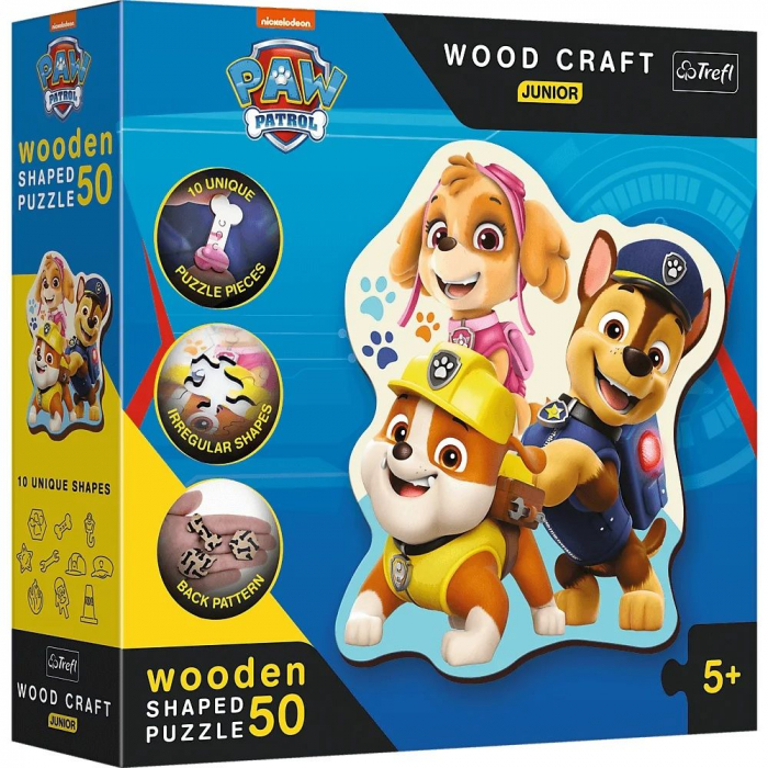 Puzzle din lemn Paw Patrol 50 piese [1]